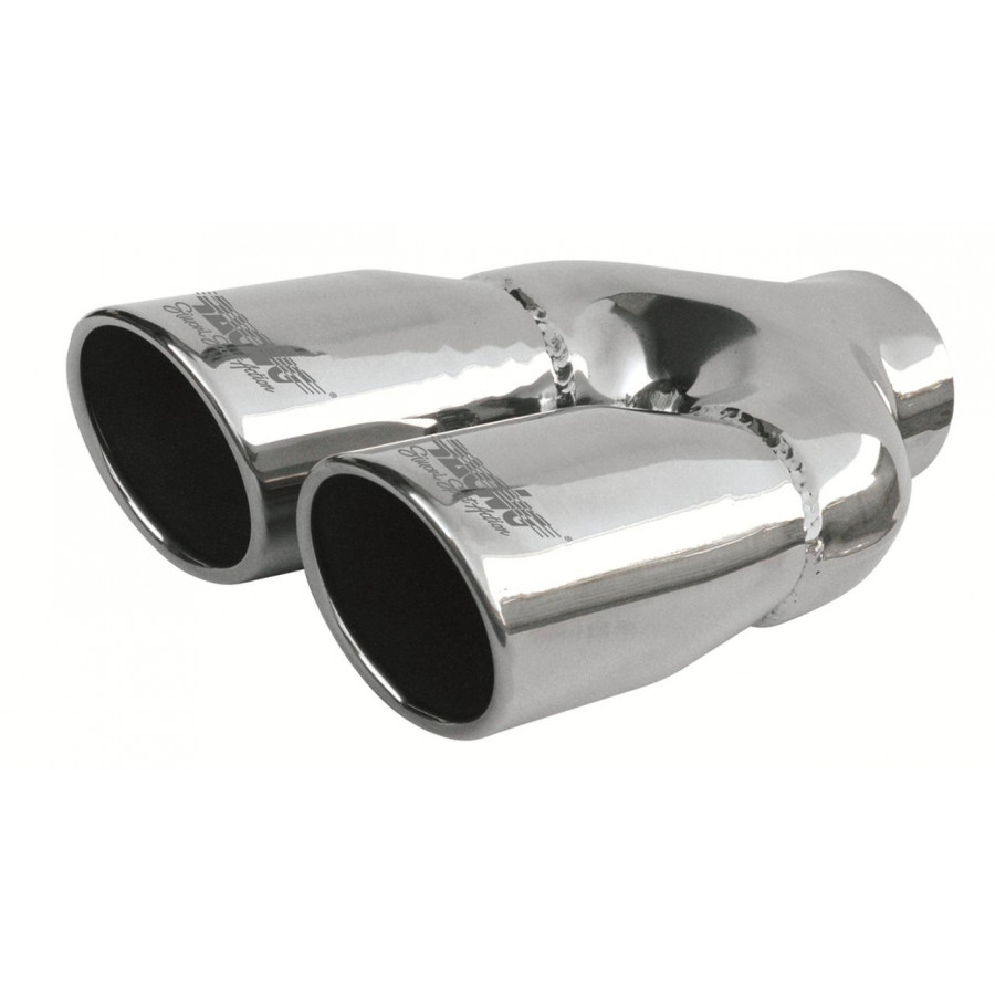 Simoni Racing Uitlaatsierstuk Rond/Schuin RVS - 76xL128mm - Montage ->68mm | SR TRX21 | Simoni Racing | Nederlands