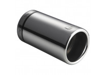Ulter Sport Uitlaatsierstuk - Rond 80mm - Lengte 200mm - Montage 48-56mm - RVS