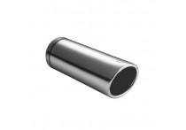 Ulter Sport Uitlaatsierstuk - Rond Ø80mm - Lengte 120mm - Montage 45-65mm - RVS