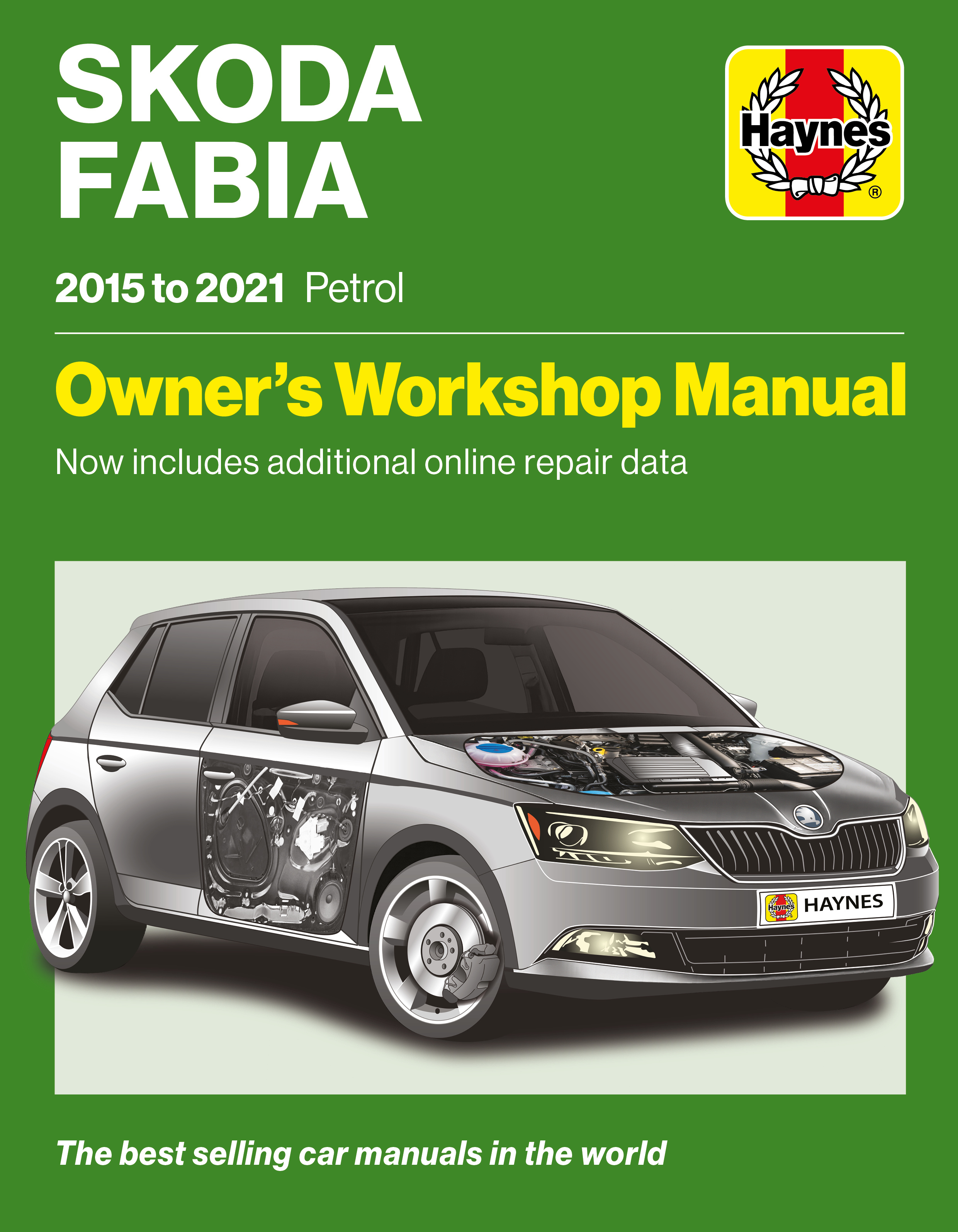Haynes verkstadshandbok Skoda Fabia bensin 20152021