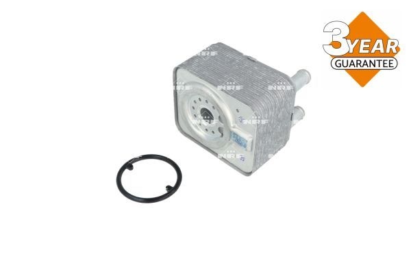 NRF Oil Cooler with seal ring 31168 Oil Cooler, engine oil VW,AUDI,SKODA,Golf IV Schrägheck (1J1),Golf V Schrägheck (1K1),POLO (9N_),TOURAN (1T1, 1T2)