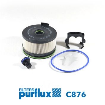 PURFLUX Fuel Filter Filter Insert C876  MERCEDES-BENZ,C-Klasse T-modell (S205),C-Klasse Limousine (W205),E-Klasse Limousine (W213)