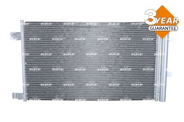 NRF Condenser EASY FIT with seal ring 350550 AC Condenser,Condenser, air conditioning RENAULT,Kadjar (HA_, HL_),Megane IV Grandtour (K9A/M/N_)
