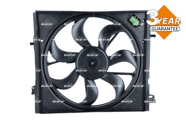 NRF Cooling Fan with radiator fan shroud 470075 Radiator Fan,Fan, radiator RENAULT,NISSAN,Kadjar (HA_, HL_),Qashqai II (J11, J11_)