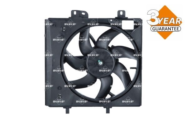 NRF Cooling Fan without radiator fan shroud 470153 Radiator Fan,Fan, radiator PEUGEOT,CITROËN,DS,207 (WA_, WC_),207 CC (WD_)