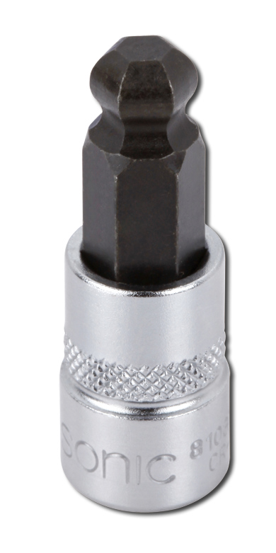 Bitdop 1/4 ", hexagon socket with ball end 4mm