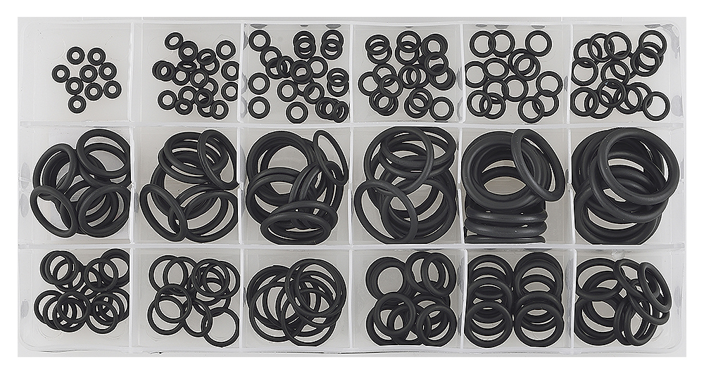 Assortment of O-rings 225 pieces