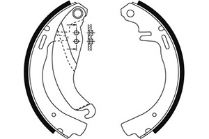 Brake Shoe Set 8791 ABS