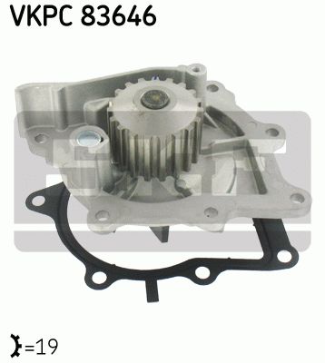 SKF Water Pump + Timing Belt Kit Number of Teeth: 118 VKMC 03305  FORD,FIAT,PEUGEOT,MONDEO IV Turnier (BA7),S-MAX (WA6),GALAXY (WA6),MONDEO IV (BA7)