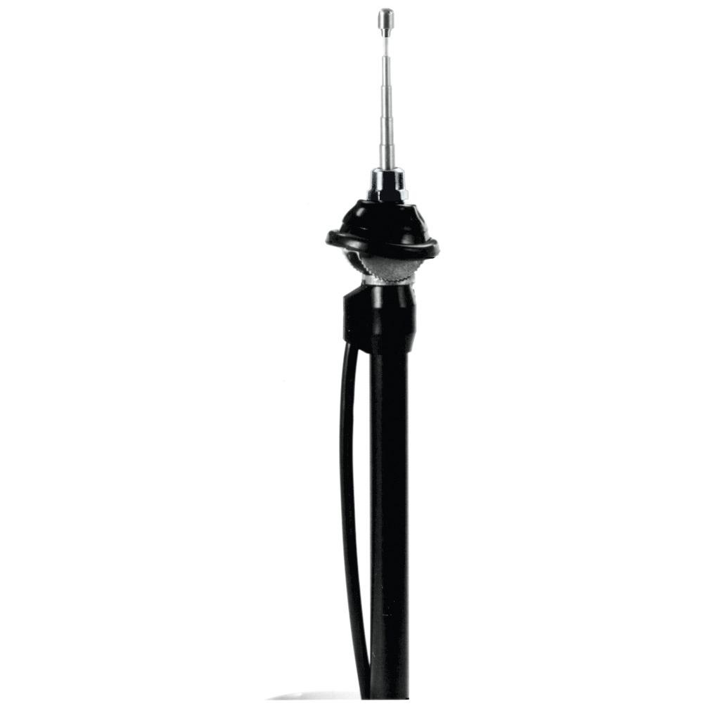 Antenna telescope 4 parts chrome
