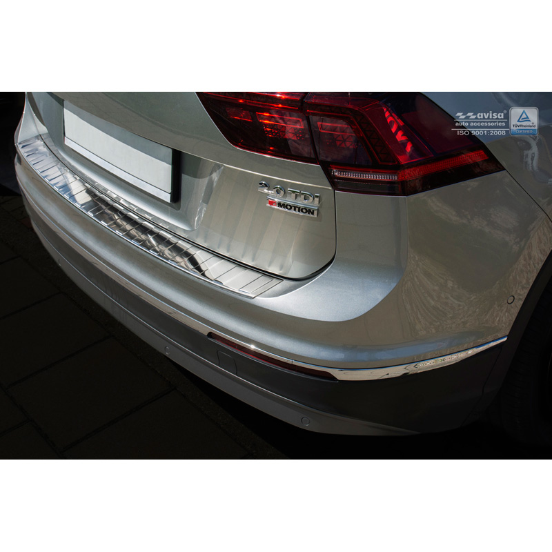 Avisa Rostfritt Stål Bakre Stotfångare Protector Volkswagen Tiguan Ii 2016