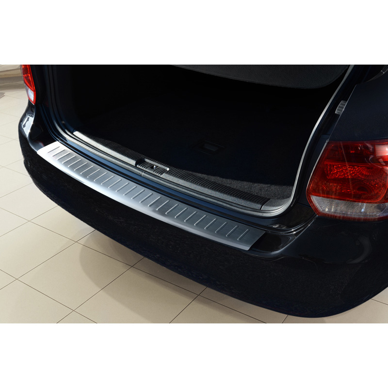 Avisa Protection De Seuil Arrière Inox Volkswagen Golf V / Vi Variant 2003-2012 'Ribs' 3M