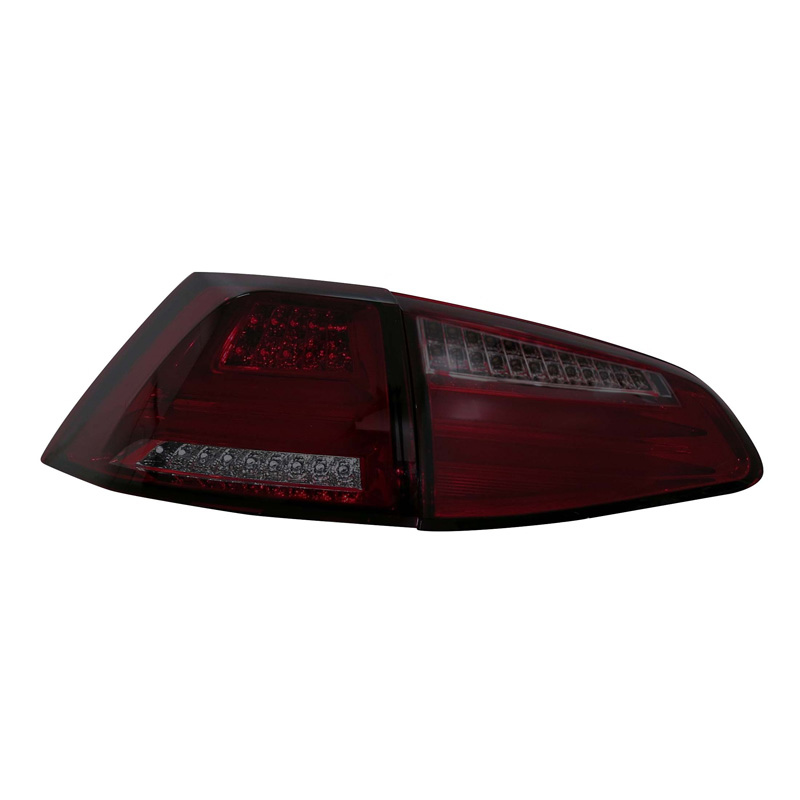 Set LED Taillights Volkswagen Golf VII 3/5-doors 2012- - Red / Smoke DL VWR12LRS AutoStyle