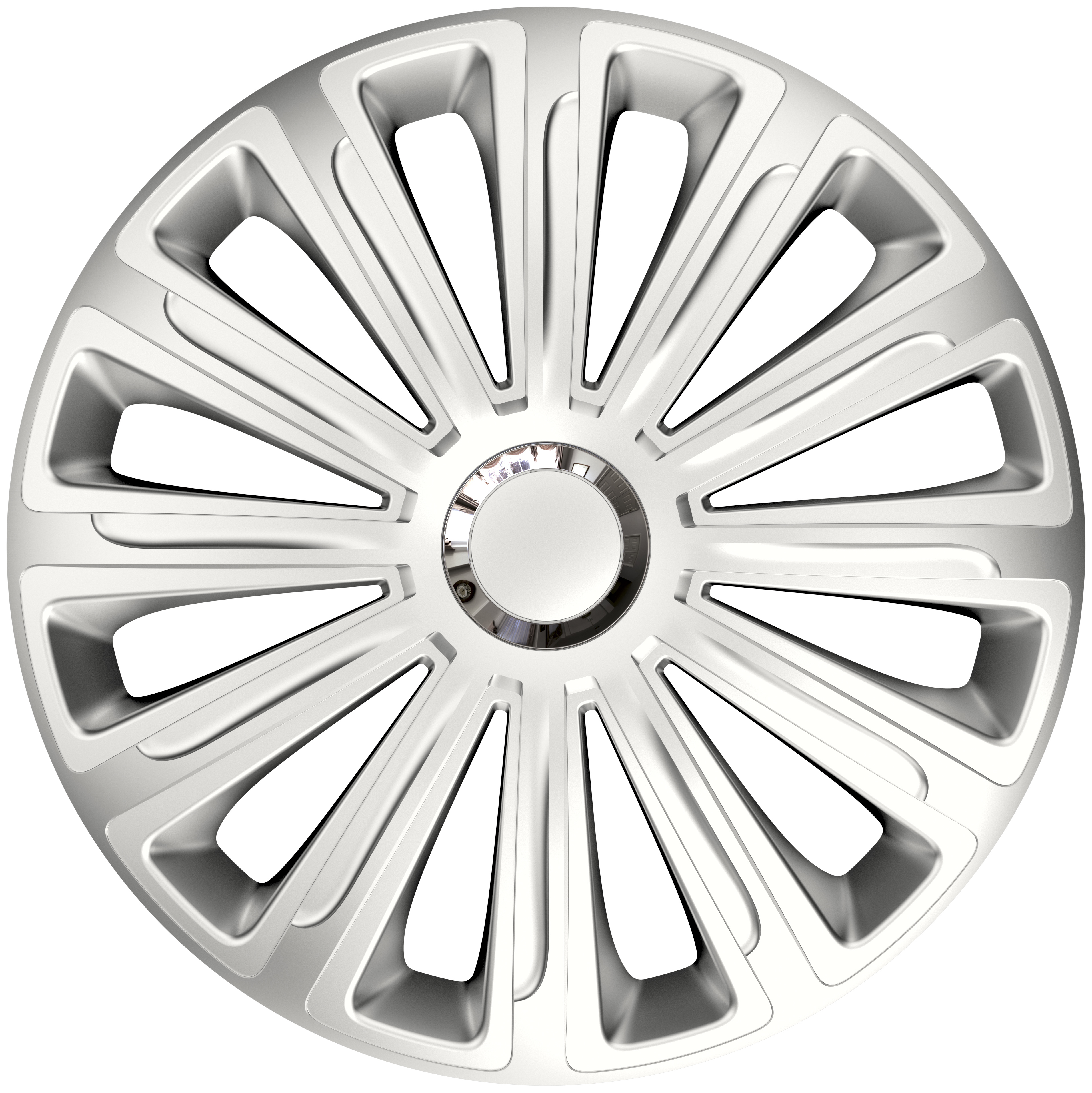 4-Piece Hubcaps Trend Silver 13 inch