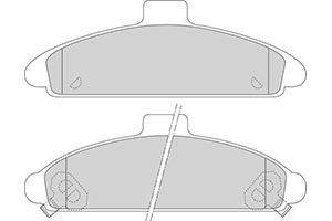 Brake Pad Set, Disc Brake 36792 ABS