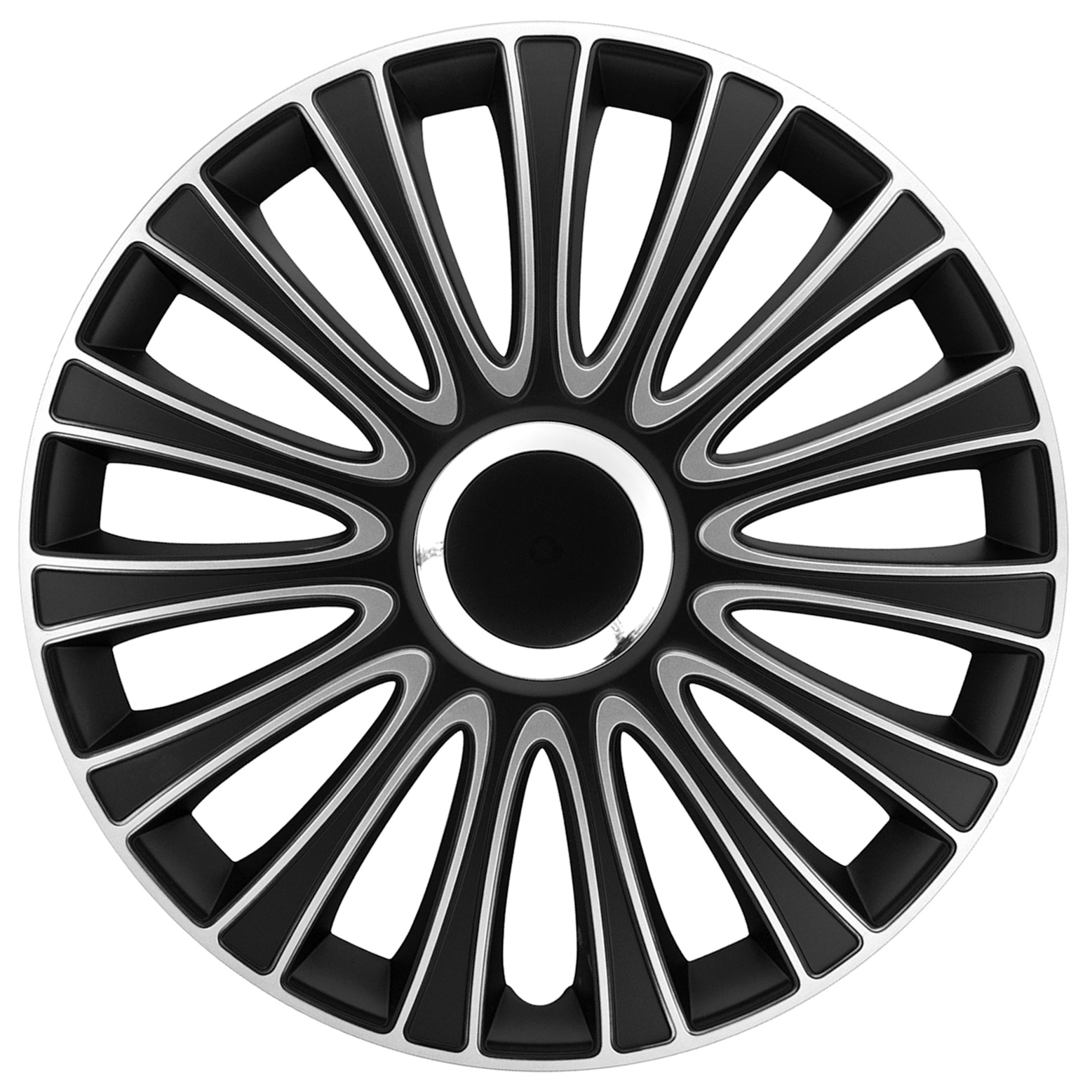 Hubcap set LeMans 16-inch black/silver