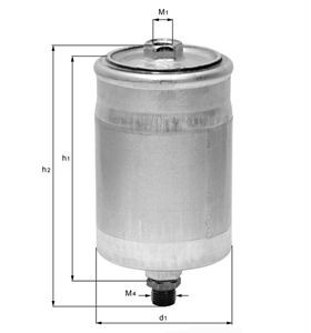 MAHLE ORIGINAL Fuel Filter MERCEDES-BENZ,PORSCHE,PUCH KL 19 5008882,A810X9155DA,25067070 AK11KJ,77846090,0014770301,0014775901,0014778401,0014778901