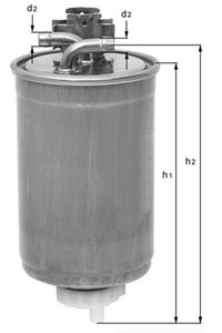 MAHLE ORIGINAL Fuel Filter VW,AUDI,SKODA KL 233/2 1J0127247A,3B0127400E,3B0127400K 3B0127400R,1J0127247A,3B0127400E,3B0127400K,3B0127400R,46473803