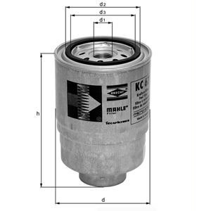 MAHLE ORIGINAL Fuel Filter VW,OPEL,HYUNDAI KC 46 PY02P000012,0997501,4307873  2330387308,2330387309,2330387309000,900907811,3252168,EFG110,RF0323570