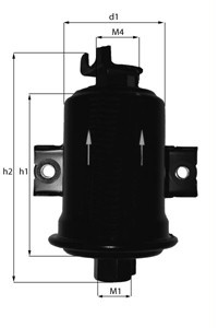 MAHLE ORIGINAL Fuel Filter In-Line Filter KL 140  VW,AUDI,MERCEDES-BENZ,Passat Variant (365),Golf VI Variant (AJ5),GOLF I (17),Golf IV Cabrio (1E)