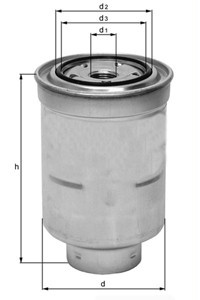 MAHLE ORIGINAL Fuel Filter Spin-on Filter KC 256D  HONDA,CIVIC VIII Hatchback (FN, FK),CR-V III (RE),Accord VII Limousine (CL, CN),CR-V II (RD_)