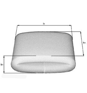 MAHLE ORIGINAL Air filter PEUGEOT,CITROËN,TALBOT LX 110 10033346,1144566,401445798 Engine air filter,Engine filter 7901144551,79011445519,79011445561