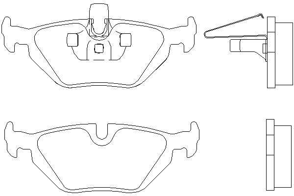 TEXTAR Brake pad set Q+ prepared for wear indicator 2193402 Brake pads,Brake pad set, disc brake BMW,ROVER,WIESMANN,3 Limousine (E46),3 Touring (E46)