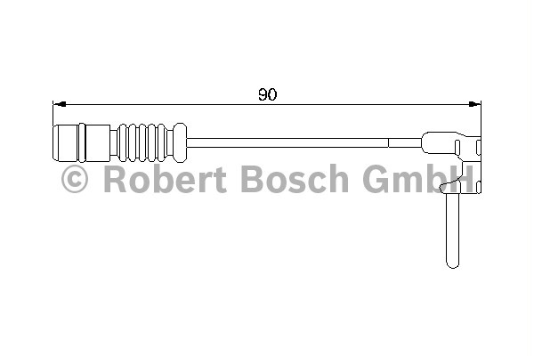 BOSCH Brake Pad Wear Sensor MERCEDES-BENZ,PUCH 1 987 474 901 0005400217,1235400017,1265402017 1405401217,A0005400217,A1235400017,A1265402017