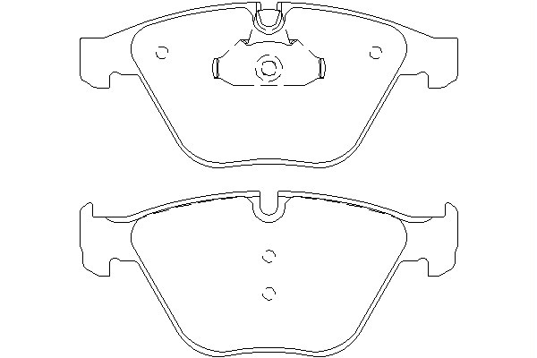 TEXTAR Brake pad set prepared for wear indicator 2331211 Brake pads,Brake pad set, disc brake BMW,5 Limousine (E60),5 Touring (E61),7 (E65, E66, E67)