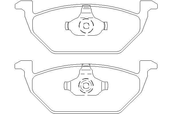 TEXTAR Brake pad set Q+ not prepared for wear indicator 2313001 Brake pads,Brake pad set, disc brake VW,AUDI,SKODA,Golf IV Schrägheck (1J1),POLO (9N_)