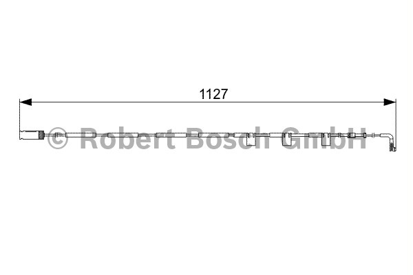 BOSCH Brake Pad Wear Sensor 1 987 473 059 Brake Wear Indicator,Brake Wear Sensor MINI,Schrägheck (R56),Clubman (R55),Cabrio (R57)