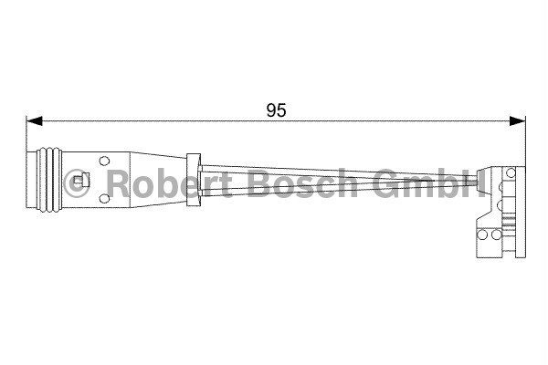 BOSCH Brake Pad Wear Sensor 1 987 473 006 Brake Wear Indicator,Brake Wear Sensor MERCEDES-BENZ,E-Klasse Limousine (W211),E-Klasse T-modell (S211)