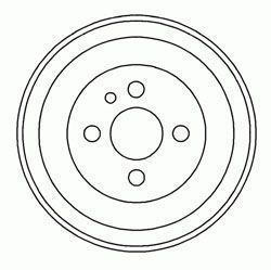 Brake Drum 2494-S ABS