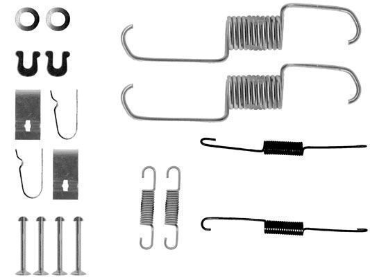 A.B.S. Accessory Kit, brake shoes 0743Q HONDA,SUZUKI,CR-V I (RD),HR-V (GH),ACCORD IV (CB),ACCORD IV Coupe (CB, CC),JIMNY (FJ)