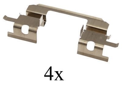 A.B.S. Accessory Kit, disc brake pads 1672Q SUBARU,IMPREZA Stufenheck (GD),FORESTER (SF),IMPREZA Station Wagon (GG),OUTBACK (BL, BP)