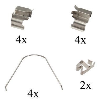 A.B.S. Accessory Kit, disc brake pads 1651Q  MAZDA,SUZUKI,MX-5 II (NB),Grand Vitara I SUV (FT, HT)