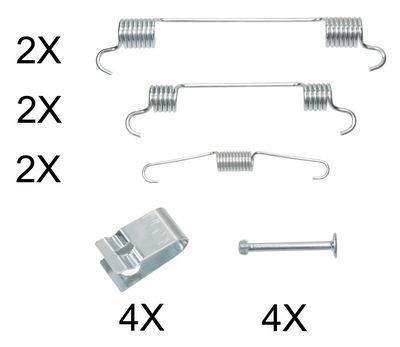 Accessory Kit, brake shoes