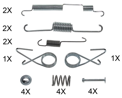 Accessory Kit, Brake Shoes