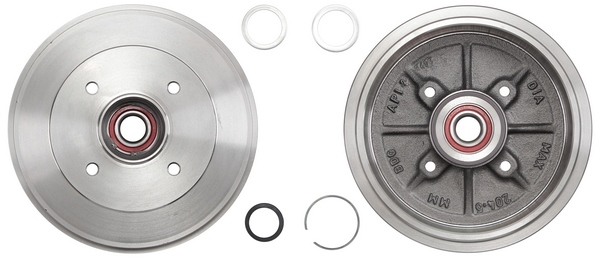 A.B.S. Brake Drum with ABS sensor ring 2884-SC Rear Brakes,Drum Brake PEUGEOT,CITROËN,206 Schrägheck (2A/C),106 II Schrägheck (1A_, 1C_),206 SW (2E/K)