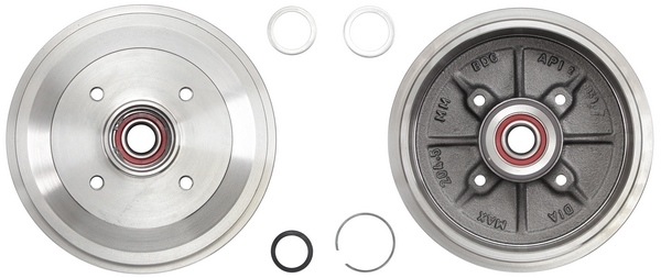 A.B.S. Brake Drum with ABS sensor ring 7176-SC Rear Brakes,Drum Brake PEUGEOT,CITROËN,206+ Schrägheck (2L_, 2M_),206 SW (2E/K),1007 (KM_)