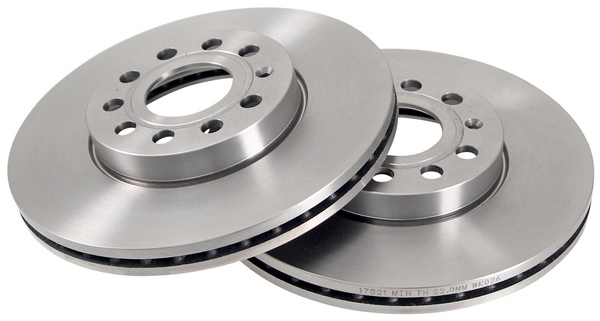 A.B.S. Brake disc Vented 17521 Brake rotor,Brake discs VW,AUDI,FORD,Golf V Schrägheck (1K1),Golf VII Schrägheck (5G1, BQ1, BE1, BE2),TOURAN (1T1, 1T2)