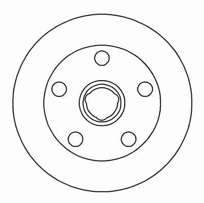 A.B.S. Brake disc solid 16329 Brake rotor,Brake discs AUDI,A4 Limousine (8D2, B5),A6 Avant (4B5, C5),A4 Avant (8D5, B5),A4 Limousine (8E2, B6)