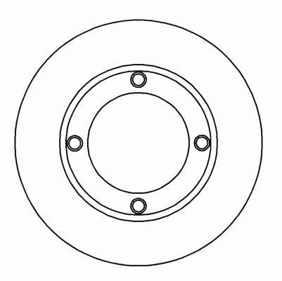 A.B.S. Brake disc solid 15025 Brake rotor,Brake discs LADA,1200-1600 Limousine,NOVA (2105),Toscana (2107),1200-1500 Kombi,NOVA Kombi (2104)