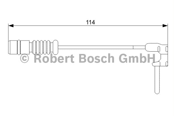 BOSCH Brake Pad Wear Sensor 1 987 473 011 Brake Wear Indicator,Brake Wear Sensor MERCEDES-BENZ,M-Klasse (W163)