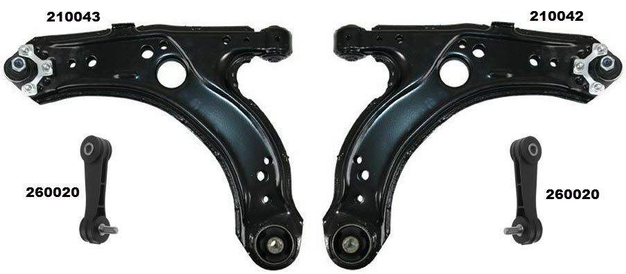 A.B.S. Control arm repair kit 219905 Suspension kit,Control arm kit VW,AUDI,SKODA,Golf IV Schrägheck (1J1),New Beetle Cabrio (1Y7)