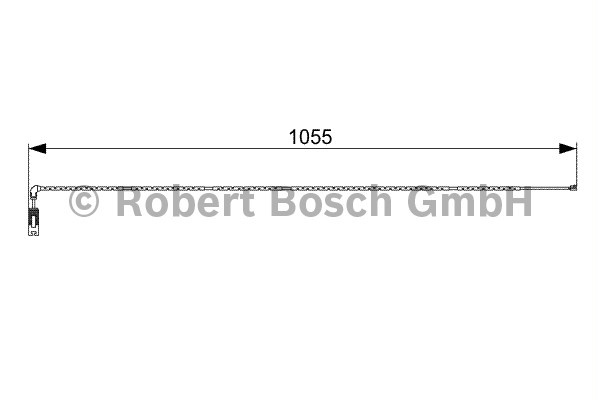 BOSCH Brake Pad Wear Sensor BMW 1 987 473 001 34353411757 Brake Wear Indicator,Brake Wear Sensor,Warning Contact, brake pad wear
