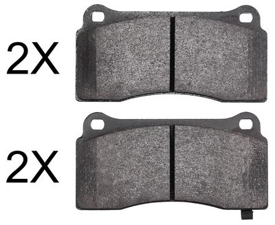 Brake Pad Set, disc brake 37856 ABS