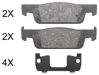 Brake Pad Set, Disc Brake 37961 ABS