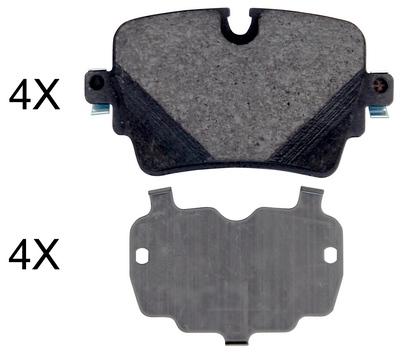 Brake Pad Set, disc brake 35054 ABS