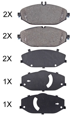 Brake Pad Set, disc brake 35080 ABS